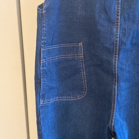 Blue denim dungaree/overalls - Picture 3 of 7